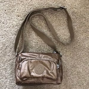 Kipling Mini Bronze Crossbody